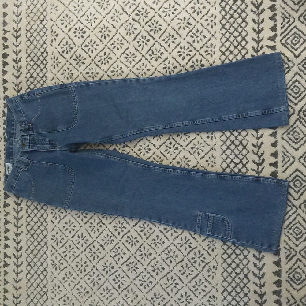 Vintage Lee Dungarees low rise flare